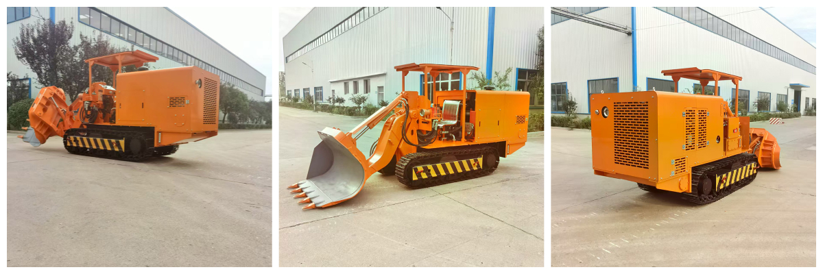 Chargeur de roches à déchargement latéral de carrière.jpg Chargeur de roches à déchargement latéral de carrière.jpg