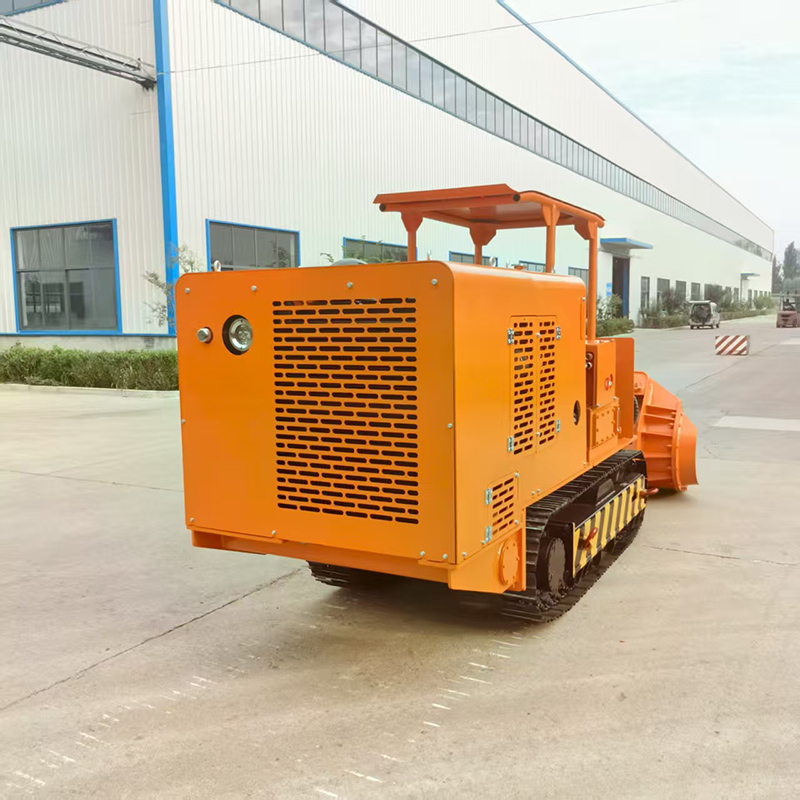 Carregador de rochas de descarga lateral para mineração