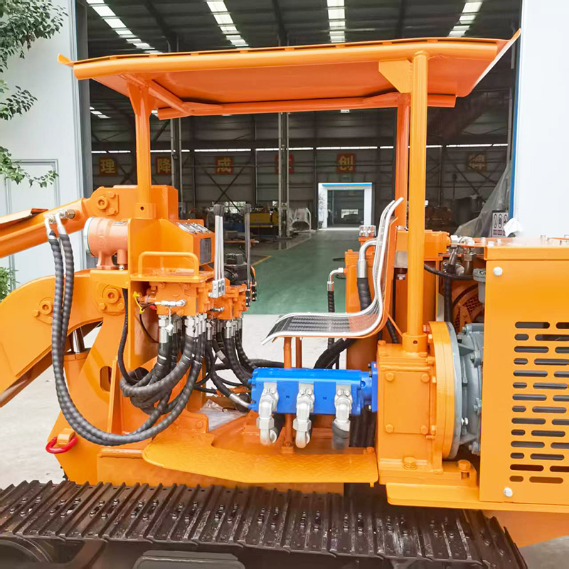 Máy xúc đá dỡ hàng bên nhỏ