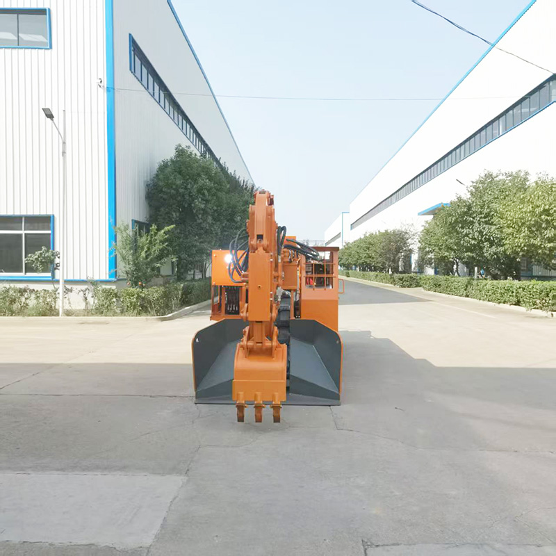 Máy xúc lật bánh xích nhỏ