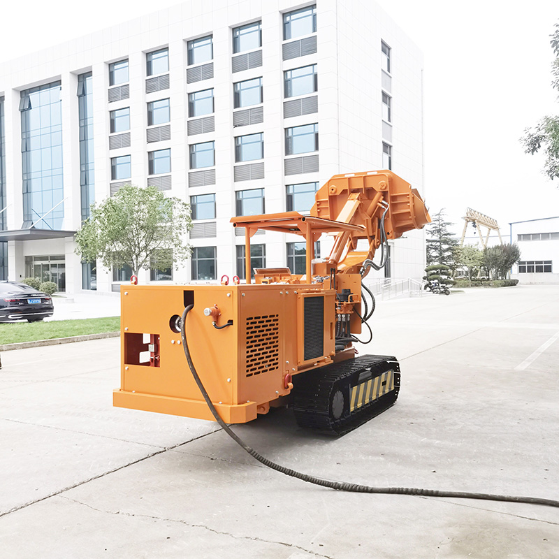 Máy xúc đá dỡ hàng bên nhỏ