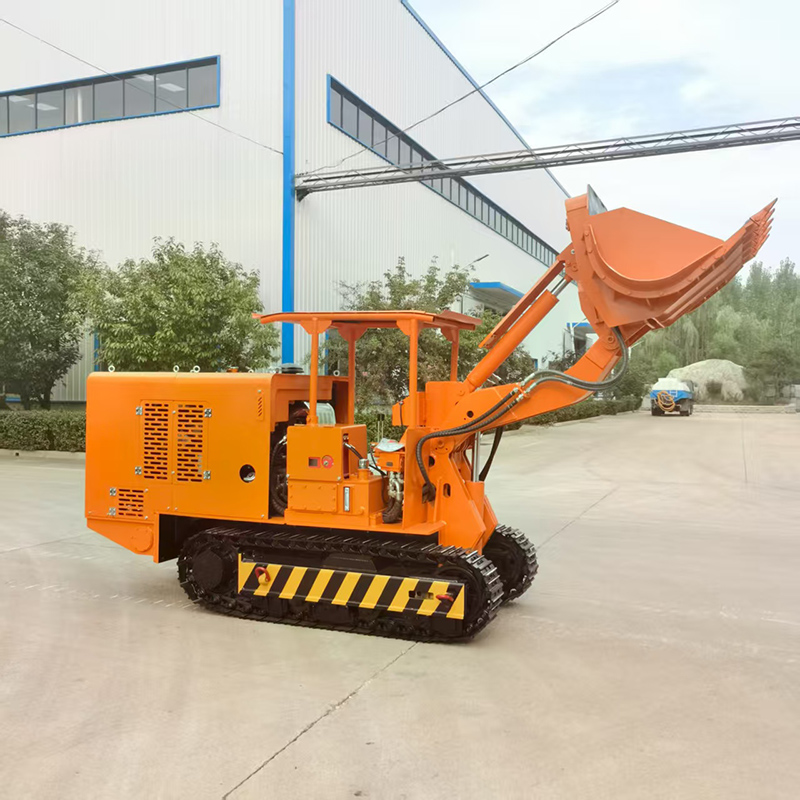 Crawler Side Unloading Rock Loader