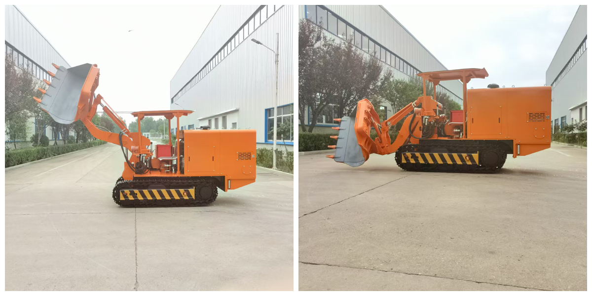 รถตักหินขนถ่ายด้านข้าง 100