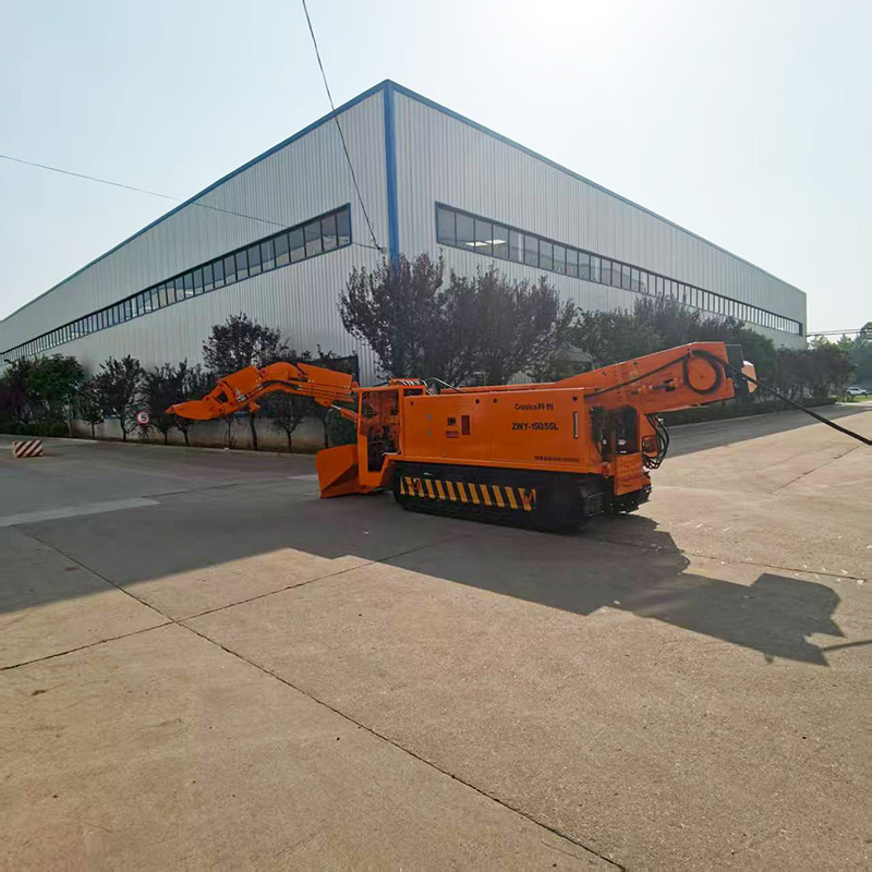 Máy xúc lật bánh xích nhỏ