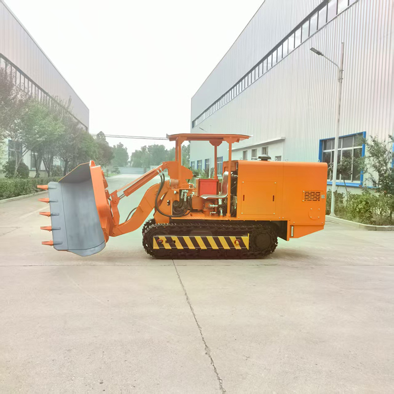 Máy xúc đá đổ nghiêng 150