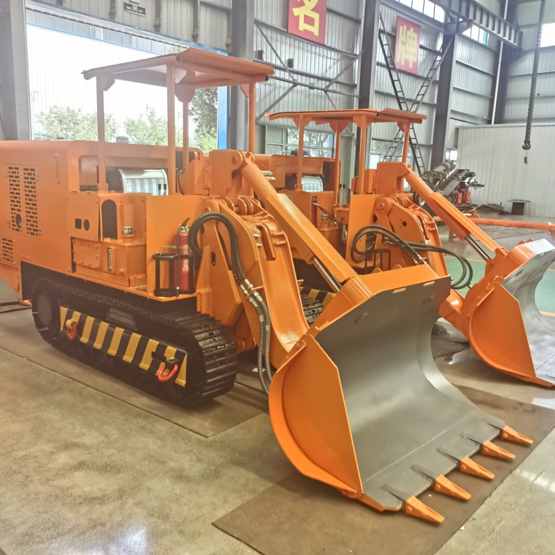 Погрузчик камня с боковой разгрузкой