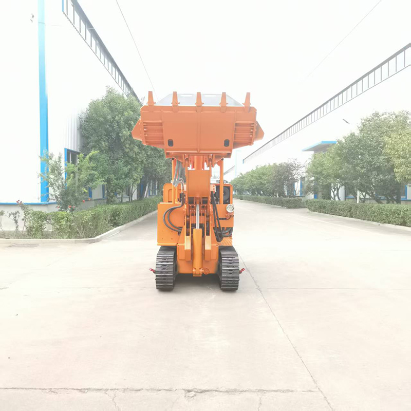 Máy xúc đá đổ nghiêng 150