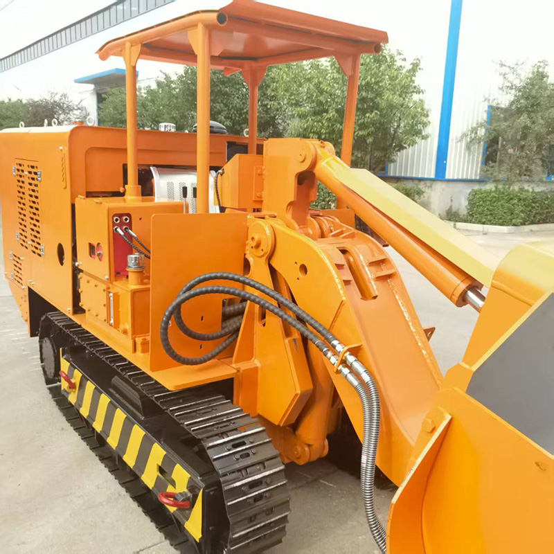 Большой погрузчик камня с боковой разгрузкой