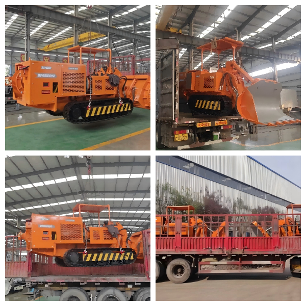 Customized Side Dump Rock Loader