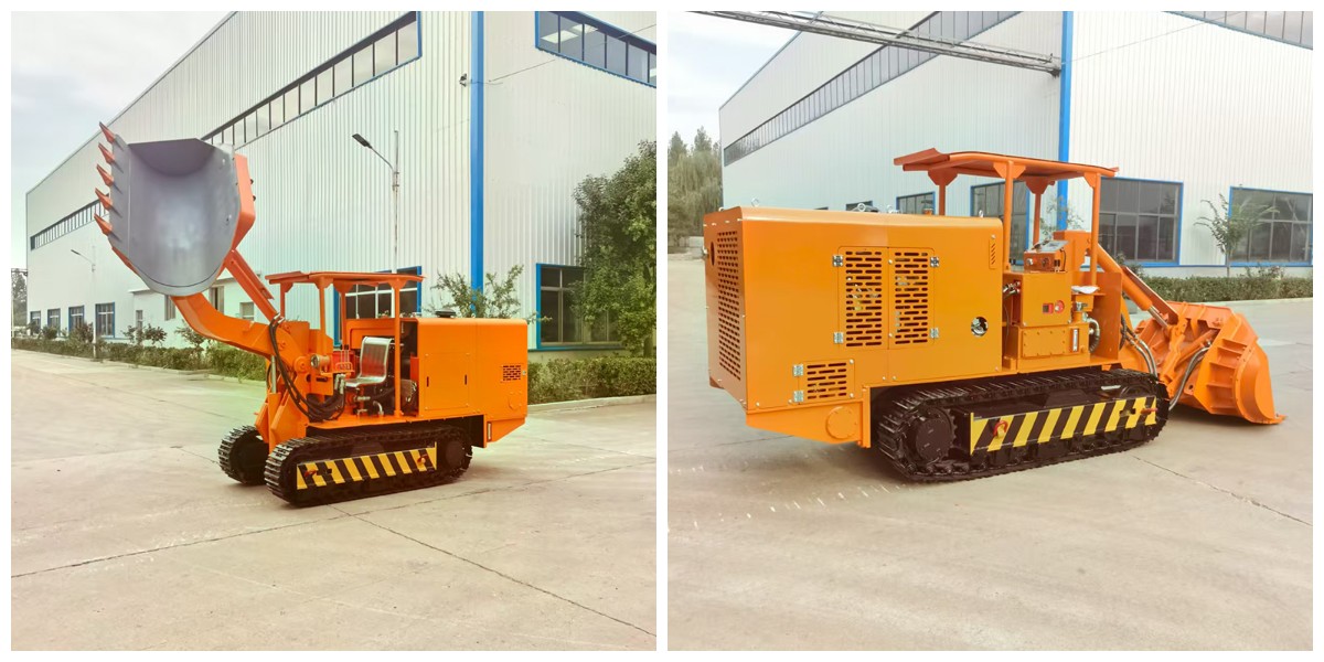 รถตักหินขนถ่ายด้านข้าง 120