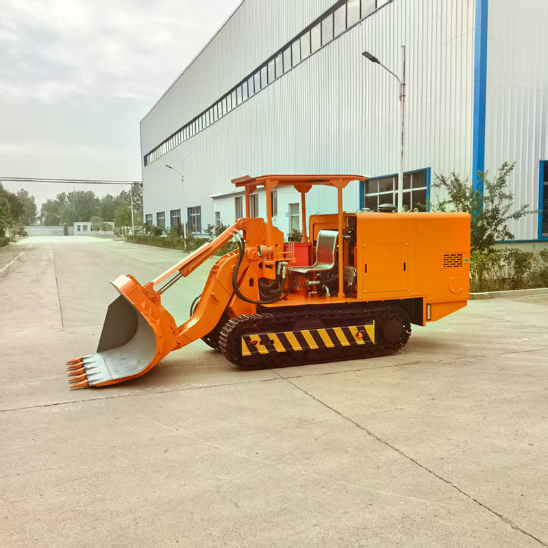 Seitlicher Entlade-Berglader für Goldminen