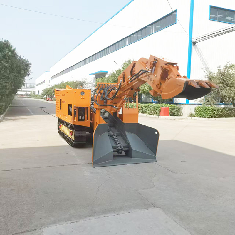 Máy xúc lật bánh xích nhỏ