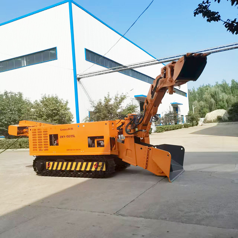 Cargadora de gran pendiente