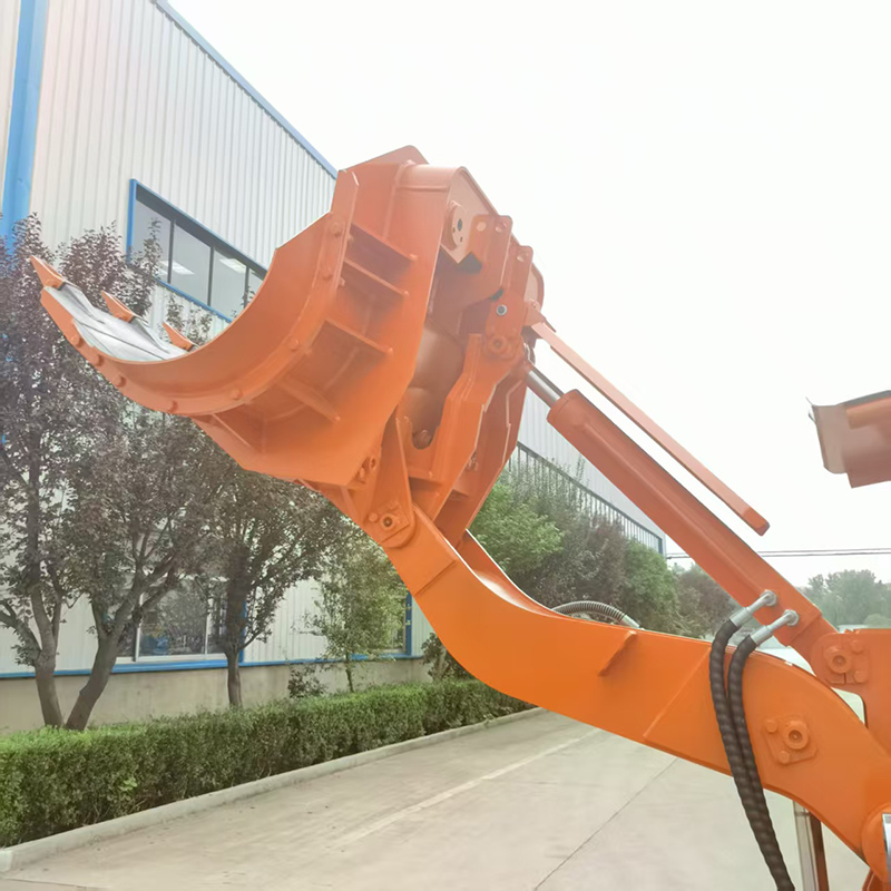 Effizienter Steinlader mit seitlicher Entladung