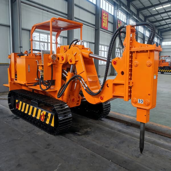 Quick Change Side Dump Rock Loader