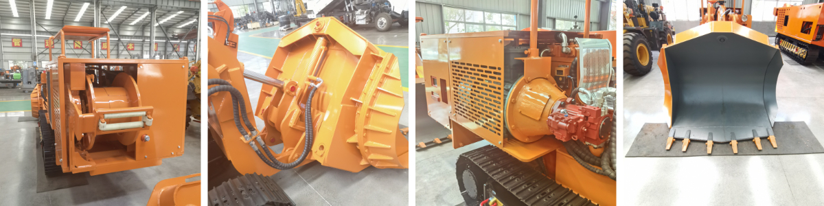 Cargadora de descarga lateral en venta