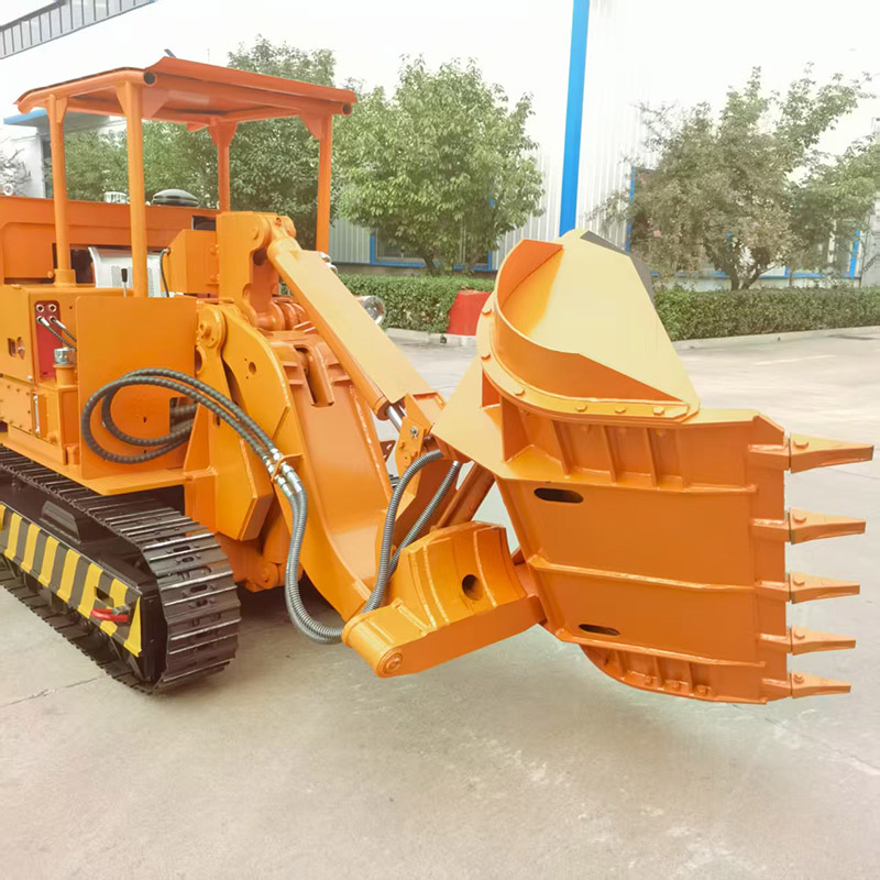 Seitlicher Entlade-Berglader für Goldminen