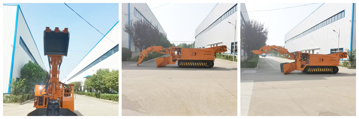 Carregador de entulho de pedreira. jpg