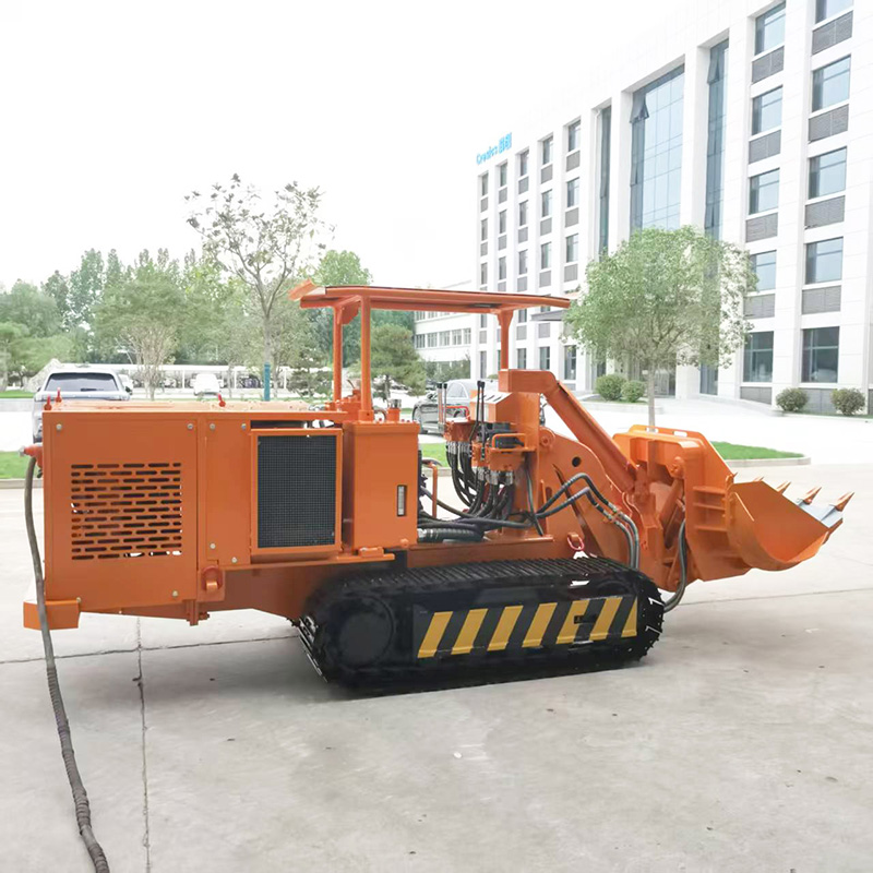 Engineering Side Dump Rock Loader