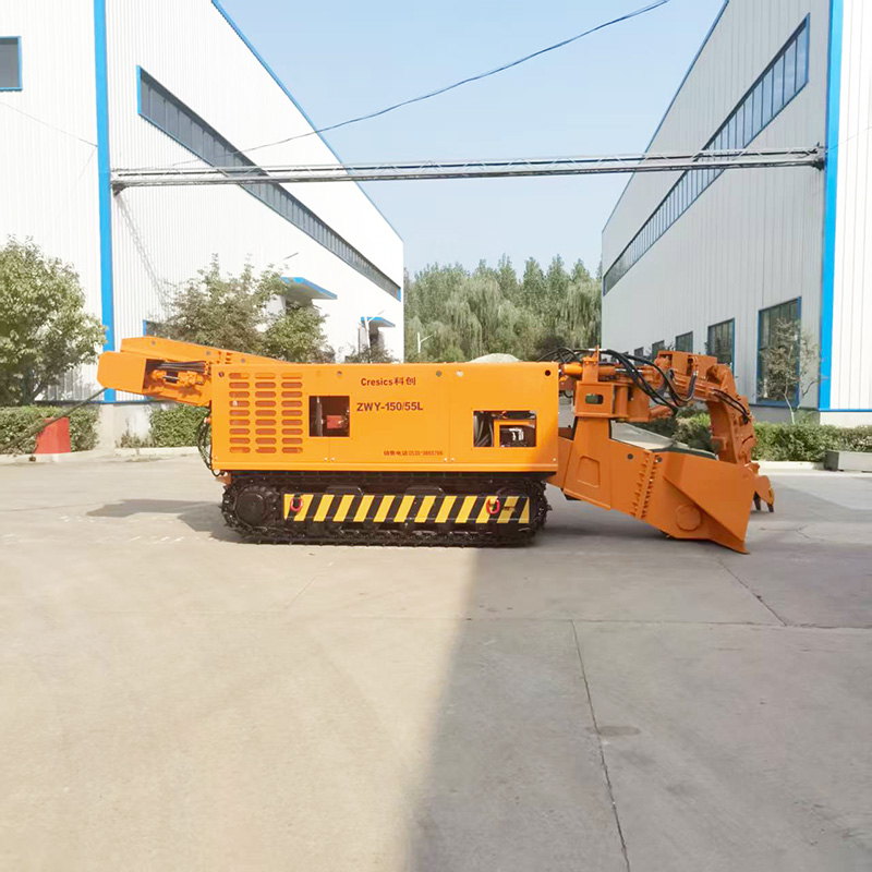 Cargadora de escombros para túneles pequeños