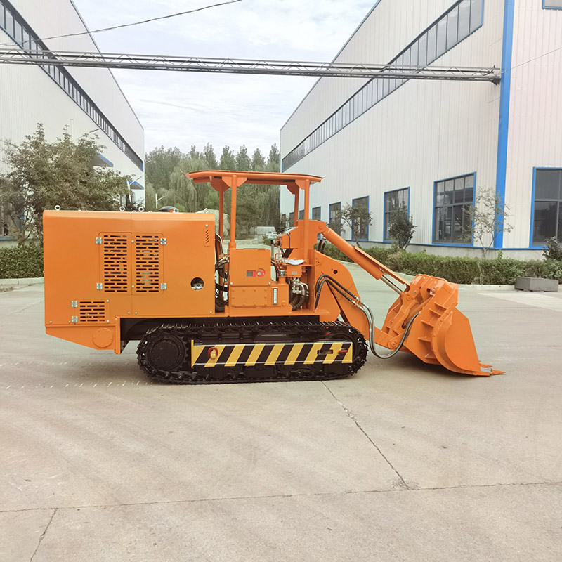 محمل الصخور لتفريغ جانب النفق