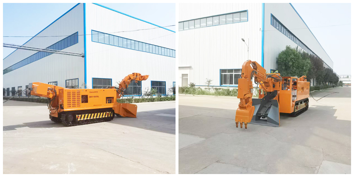 Carregador de entulho de pedreira. jpg