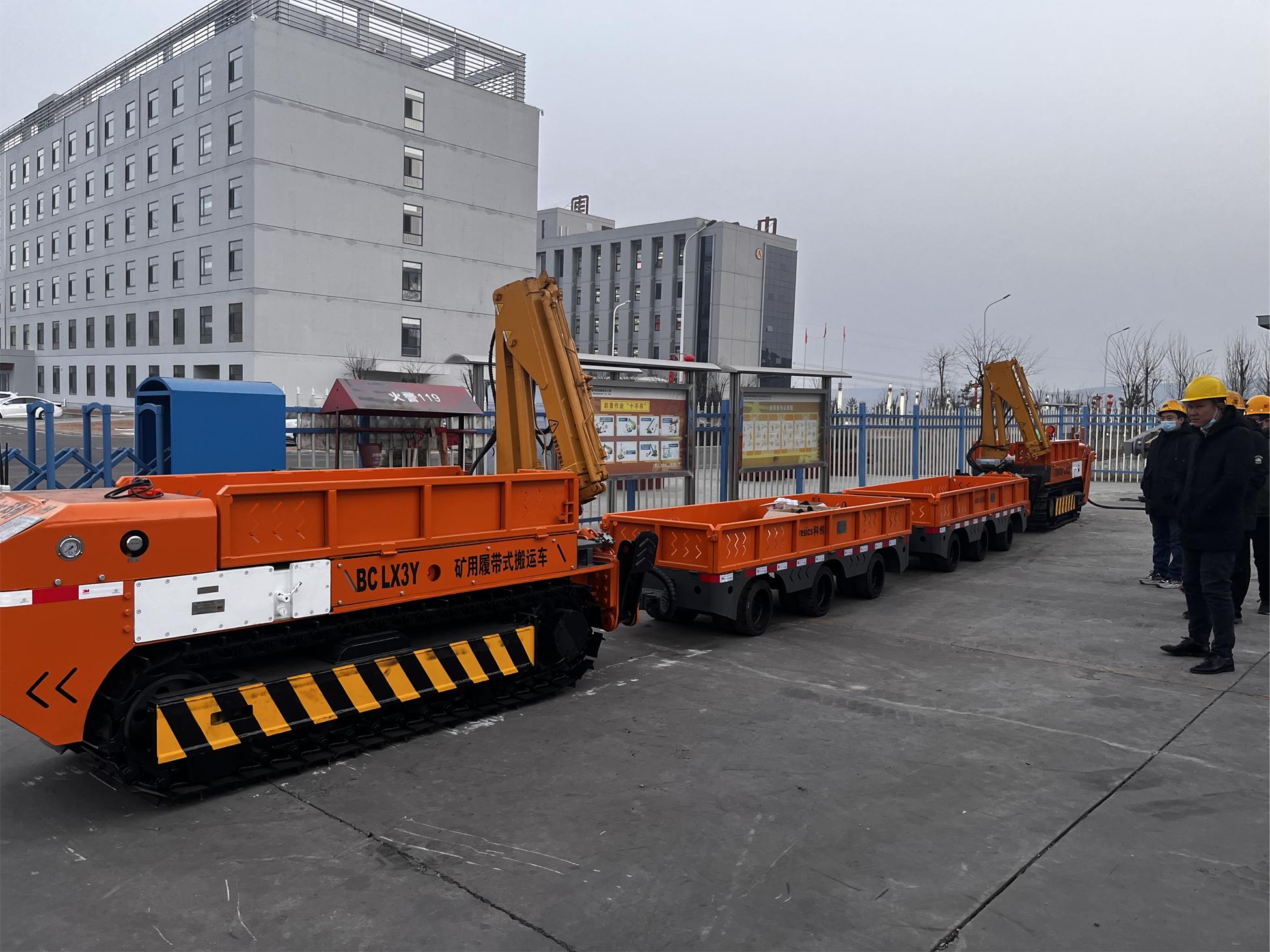 transporteur souterrain à chenilles