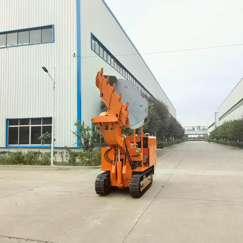 Máy xúc đá đổ nghiêng 150