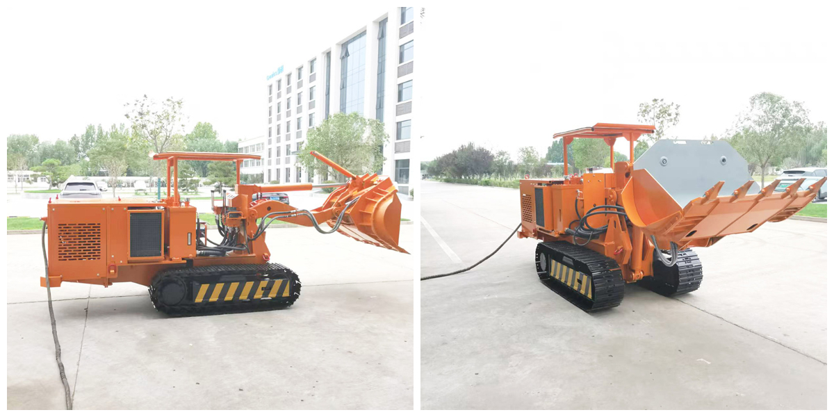 Mining Side Unloading Rock Loader