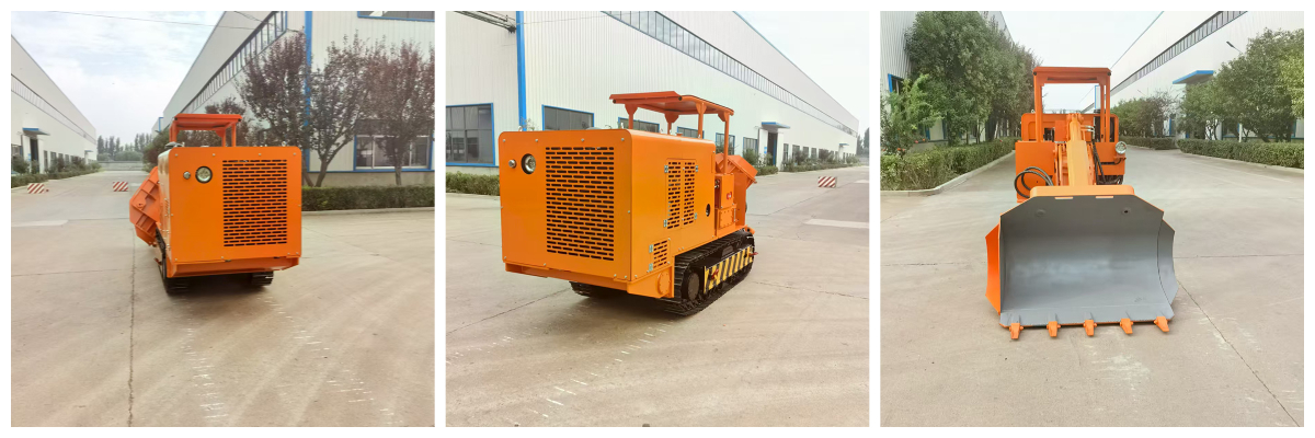 รถตักหินขนถ่ายด้านข้าง 100