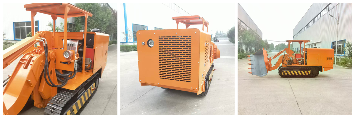 Máy xúc đá đổ nghiêng 150 Máy xúc đá đổ nghiêng 150