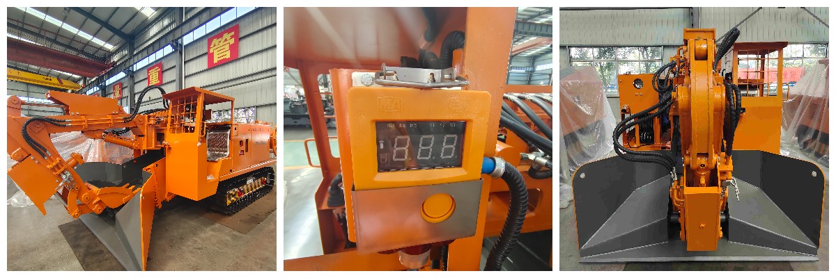 Погрузчик для выемки угля на шахте