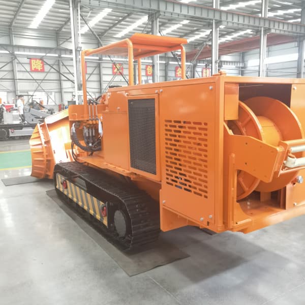 Quick Change Side Dump Rock Loader