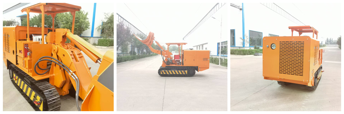 Большой погрузчик камня с боковой разгрузкой Большой погрузчик камня с боковой разгрузкой