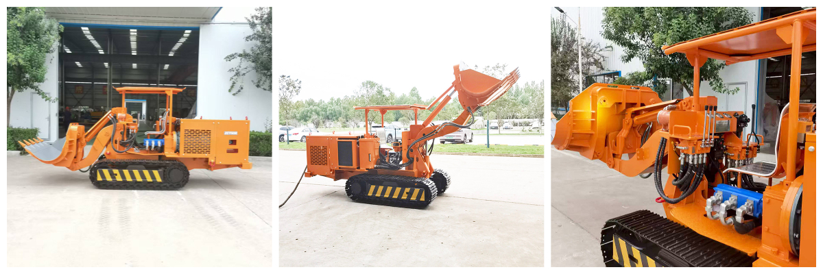 Carregadora de rochas de descarga lateral personalizada